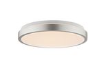 Brilliant Led Deckenleuchte "Livius", Nickelfarben, Aluminiumfarben, Weiß, 1, Ø 33Cm H: 6Cm, 1 Stk., Leuchten, Ø 33 Cm, 2000 Lm, 2700/4000/6500 K Bei Montage Einstellbar, Led Deckenleuchte