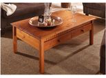 Couchtisch Otto Home "Lisa", Braun (Kirschbaumfarben), B:110Cm H:42Cm T:70Cm, Tische, Couchtisch, Mit GroßEr Schublade, Breite 110 Cm, Landhausstil