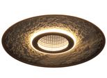 Searchlight Deckenleuchte "Lumadisc LED Deckenleuchte, Mattschwarz", Energieeffizienz: G (A-G), Schwarz, H: 6Cm, 1 Stk., Leuchten, Deckenleuchte