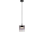 Just Light Led Deckenleuchte "Elio", Schwarz, 1, Ø 16Cm H: 60Cm, 1 Stk., Leuchten, 3-Stufen Dimmer, Switchmo, Led Deckenleuchte