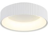 Globo Lighting Deckenleuchte "Kemp", Weiß Matt, 1, Ø 46Cm H: 13Cm, 1 Stk., Leuchten, Led Deckenleuchte Weiß Matt, Dimmbar, Memoryfunktion, Modern, Deckenleuchte