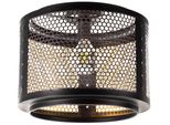 Nowa Deckenleuchte "Vito", Schwarz, Ø 40Cm H: 33Cm, 1 Stk., Leuchten, Deckenlampe Wohnzimmer-Leuchte Schlafzimmer-Leuchte Flur KüChe, Deckenleuchte
