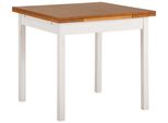 Esstisch Home Affaire "Maike", Gelb (Weiß, Honigfarben), B:80Cm H:74,5Cm T:80Cm, Tische, Esstisch, Home Affaire, Breite 80Cm, Mit Auszugsfunktion