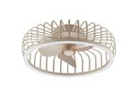 Brilliant LED Deckenleuchte "Capo", Beige, 1, Ø 48Cm H: 17Cm, 1 Stk., Leuchten, Led-Ventilator, Ø 48 Cm, 4200 Lm, Dimmbar, Cct, LED Deckenleuchte