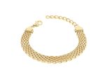 Armband Amor "Schmuck Geschenk", Gelbgoldfarben, ArmbäNder, Damen, 20Cm, Edelstahl, Armband