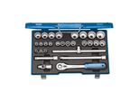 Gedore SteckschlüSselsatz, Set 28Tlg, 6-/12-Kant, 1/2 Zoll, 10-36Mm, Werkzeug, Knarre Umschalthebel, FüR Kfz, D19 Vmu 10 (2682877)