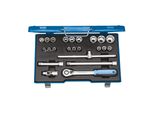 Gedore SteckschlüSselsatz, Set 23-Teilig, 6-Kant, 1/2 Zoll, 8-32Mm, Werkzeug, NüSse Knarre, FüR Kfz, 19 EMU 20 (2545837)