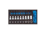 Gedore 1500 CT1-ITX 19 Lkp Satz SchraubendrehereinsäTze 1/2" In Check-Tool-Modul (2308940)"