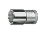 Gedore SteckschlüSseleinsatz, Nuss, 1/2 Zoll 12,5 Mm Antrieb, 12-Kant, 13 Mm Weite, Werkzeug, D 19 13, Stahl Verchromt (6133550)