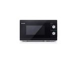 Sharp Mikrowelle YC-MG01E-B mit Grill 20L, 800W Mikrowellenleistung, 1000W Grill