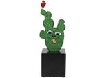Sammelfigur Goebel "Figur James Rizzi -Cactus In Texas", GrüN (Bunt), B:7Cm H:22Cm T:7,5Cm, Porzellan, Dekofiguren