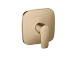 Hansgrohe Fertigmontageset Talis E Up-Brause-Einhebelmischer, 1 Verbr., Brushed Bronze (71765140)