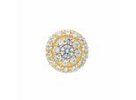 KettenanhäNger Adelia´S "AnhäNger 585 Gold ( 14K ) Mit Zirkonia", Silber, SchmuckanhäNger, Damen, Mit Zirkonia, Gold, KettenanhäNger, GoldanhäNger