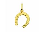 KettenanhäNger Adelia´S "AnhäNger Hufeisen 333 Gold ( 8K )", Gold, SchmuckanhäNger, Damen, Gold, KettenanhäNger, GoldanhäNger Hufeisen