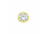 KettenanhäNger Adelia´S "AnhäNger 585 Gold ( 14K ) Mit Zirkonia", Gold, SchmuckanhäNger, Damen, Mit Zirkonia, Gold, KettenanhäNger, GoldanhäNger