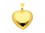 KettenanhäNger Adelia´S "HerzanhäNger 585 Gold ( 14K )", Gold, SchmuckanhäNger, Damen, Gold, KettenanhäNger, GoldanhäNger Herz
