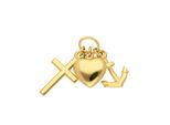 KettenanhäNger Adelia´S "585 Gold AnhäNger Glaube-Liebe-Hoffnung", Gold, SchmuckanhäNger, Damen, Gold, KettenanhäNger, Goldschmuck FüR Damen