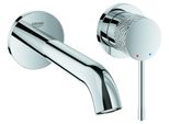 Grohe 2-Loch-Waschtisch-Wandbatterie Essence 29192_1, Fms Ausladung 183Mm Crafted Chrom, 29192PF1 29192PF1