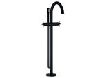 Grohe 2-Griff-Wannenbatterie Atrio 25272, Fms Bodenmont. Kreuz-Griff Phantom Black, 25272KF0 25272KF0