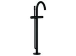 Grohe Wannenbatterie Atrio Private Collection, 25229 Bodenm. Knopfbet. Phantom Black, 25229KF0 25229KF0