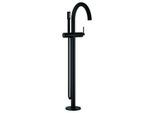 Grohe Einhand-Wannenbatterie Atrio 24368, FMS Bodenmontage Phantom Black, 24368KF0 24368KF0