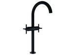 Grohe Waschtisch-Einlochbatterie Atrio 21149, Xl-Size Kreuzgriff Phantom Black, 21149KF0 21149KF0