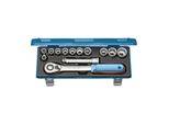 Gedore SteckschlüSselsatz, Set 13Tlg, 6-/12-Kant, 1/2 Zoll, 10-24Mm, Werkzeug, Knarre Umschalthebel, FüR Kfz, D19 KMU-20 (2545829)