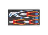 Gedore 1500 CT1-VDE 142 Vde-Zangen-Sortiment In Check-Tool-Modul (2309033)