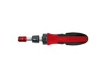 Gedore Red Bit-Schraubendreher Ratsche, 1/4 Zoll 6,3 Mm 6-Kant, Teleskopklinge, Schraubenzieher Umschaltbar, R38910000 (3301341)