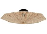 Good & Mojo Deckenleuchte "Panama", Beige (Natur), 1, Ø 65Cm H: 7Cm, Leuchten, Deckenleuchte