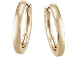 Paar Creolen Firetti "Schmuck Geschenk Silber 925 Ohrschmuck Ohrringe", Gold (Gelbgoldfarben), Ohrringe, Damen, Silber 925 (Sterlingsilber)