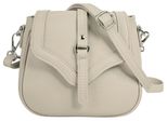 UmhäNgetasche Cluty, Damen, Gr. B/H/T: 19Cm X 17Cm X 7Cm Onesize, Beige, Leder, Leicht GläNzend, Unifarben, Taschen UmhäNgetasche, Echt Leder, Made In Italy