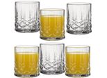 GläSer-Set Ritzenhoff & Breker "Capri", Transparent, B:9,5Cm H:8Cm Ø:9,5Cm, Glas, TrinkgefäßE, Je 350 Ml