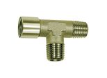 Riegler T-StüCk, AußEn/AußEn/Innen, G/R 1, SW 30, Messing Vernickelt (N 254.96)