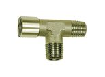 Riegler T-StüCk, AußEn/AußEn/Innen, G/R 1/4, Sw 13, Messing Vernickelt (N 254.92)