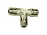 Riegler T-StüCk, AußEn/AußEn/AußEn, R 3/8, Sw 17, Messing Vernickelt (N 254.04)