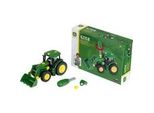 John Deere-Traktor Mit Frontlader Und Gewicht, Spielfahrzeug GrüN