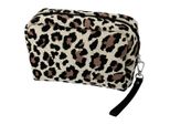 Damen Kosmetiktasche mit Leo-Muster