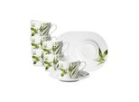 Ritzenhoff & Breker Espressotassen Mit Untertassen Evora 100 Ml 6Er Set