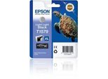 Original Epson Tintenpatrone C13T15794010 / T1579 Schwarz Hell Hell