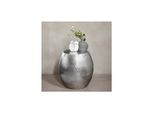 Kadima Design Beistelltisch Enns: Orientalisch, Hammerschlag-Struktur, Aluminium, 42X42X42 Cm