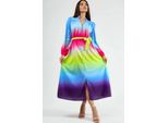 Ombre Maxikleid Mit GüRtel
