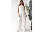 Weit Geschnittener Jumpsuit Mit Halterneck