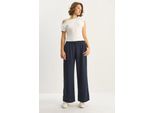 Weite Palazzo-Hose Mit Bindeband