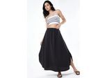 Hohe Taille Midi A-Linien Rock