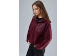 ReißVerschluss-Kragen PlüSchstrick-Sweatshirt Mit Tasche