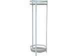 Beistelltisch, Weiß, B:27Cm H:86Cm T:28Cm, Hofmann Living And More, Tische, Beistelltisch, Mit 2 Sicherheitsglasplatten
