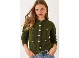 Strukturierter Strickjacke Mit Knopfverschluss
