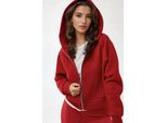 Lockere Passform Mit ReißVerschluss Hoodie
