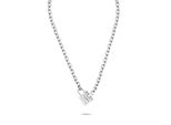 Kette Mit AnhäNger Liebeskind Berlin "Schmuck Geschenk Edelstahl Halskette The Love Bond", Silber (Silberfarben), Halsketten, Damen, Edelstahl, L: 45 B: 5Mm, B:5Mm